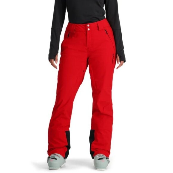 NWT SPYDER GORE-TEX Hone Shell Pants S Red GTX Snow Pant Stretch NEW